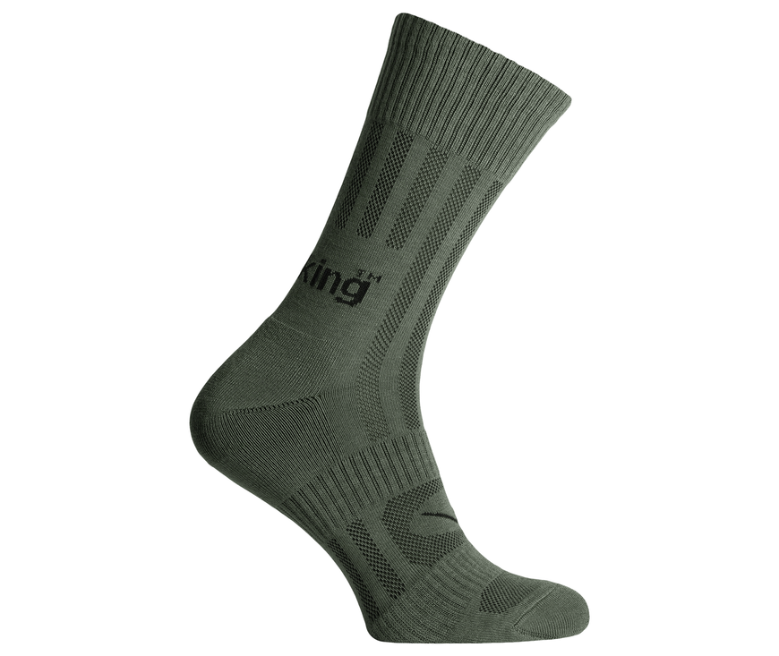 Trekking summer socks "MidLight" green M 40-43 - photo 1
