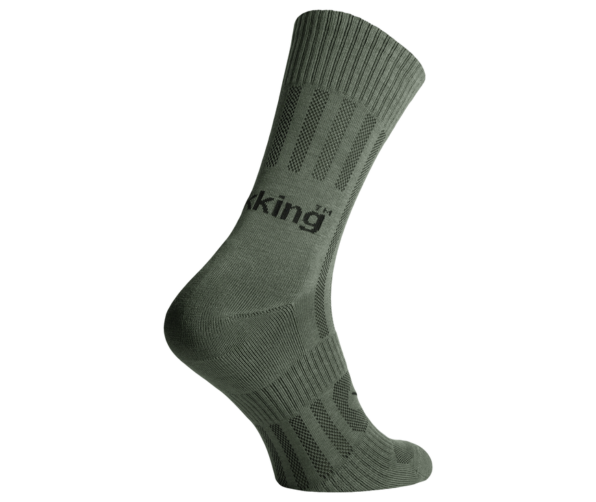 Trekking summer socks "MidLight" green M 40-43 - photo 1