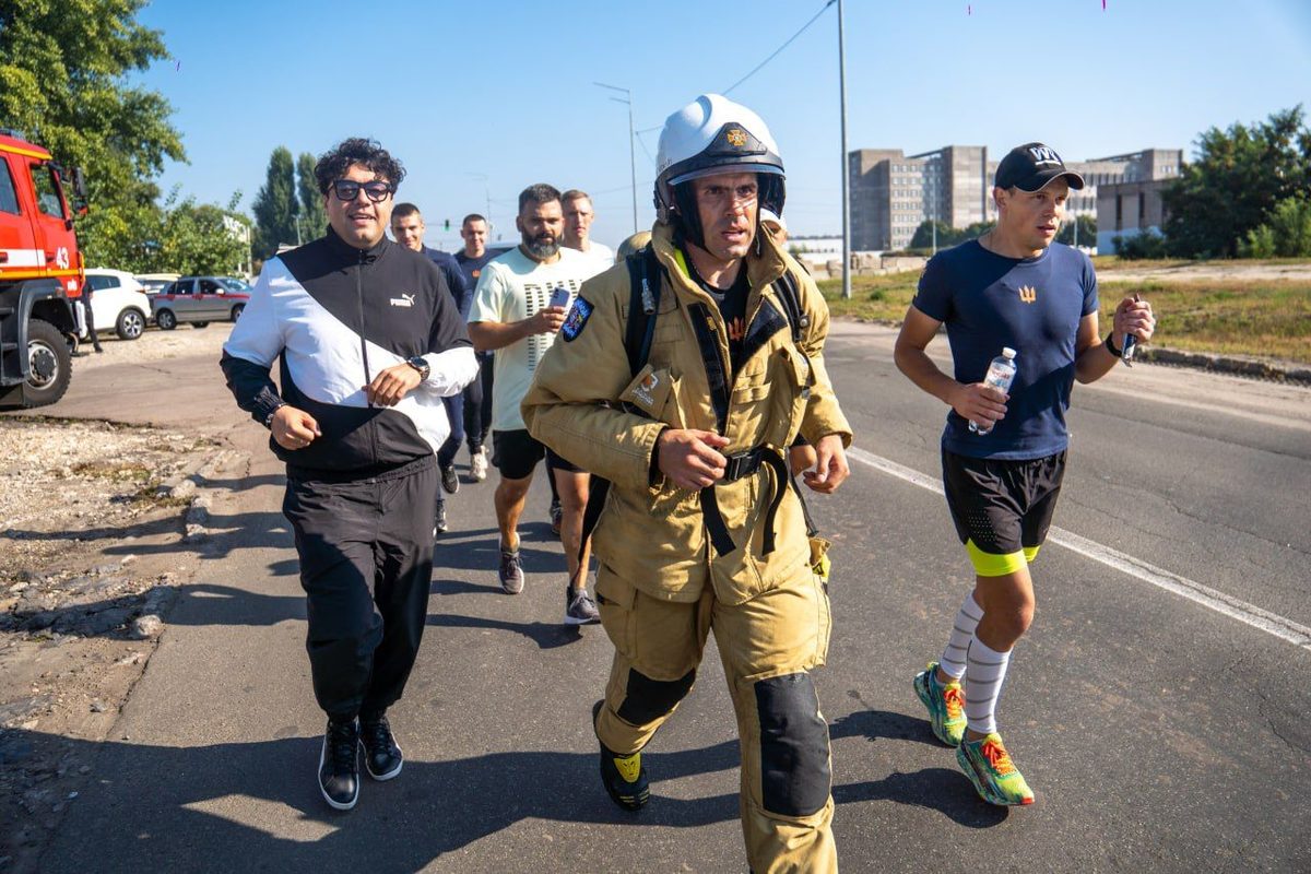 Володимир Сковородка під час забігу